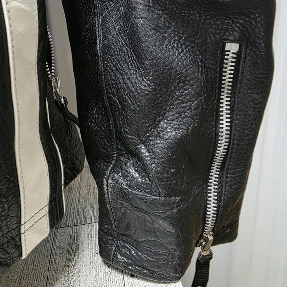 Vintage Wilsons Leather M.Julian Racer Biker Jacket - Picture 7 of 9